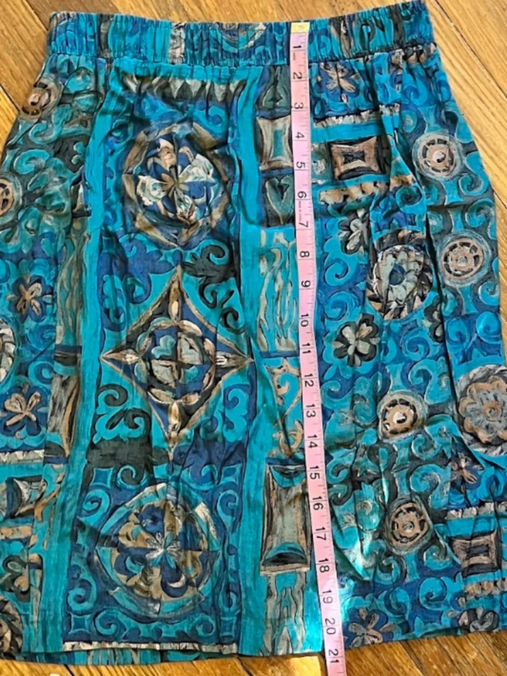 Vintage Paisley Wrap Skirt Karen Kane Sz Medium